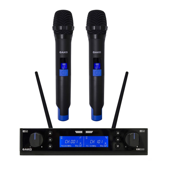 Harman AKG KM200 Manual