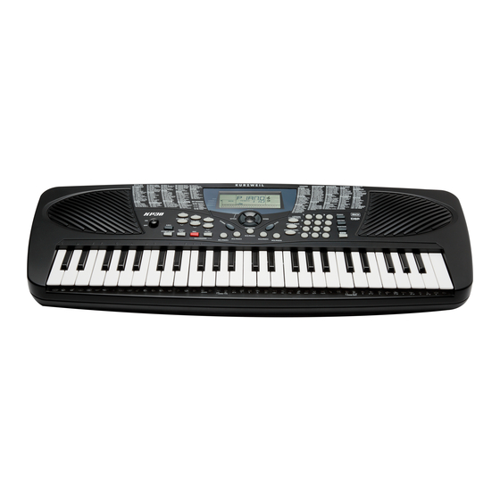 Kurzweil KP30 Manuals