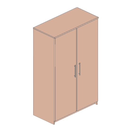 Argos Anderson 2 Door Tall Robe 274/3750 Assembly Instructions Manual