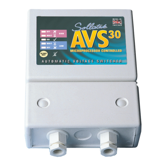 Sollatek AVS30 User Instructions