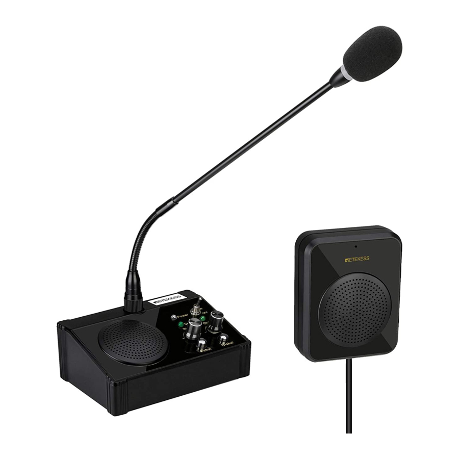 Retekess TW106 User Manual