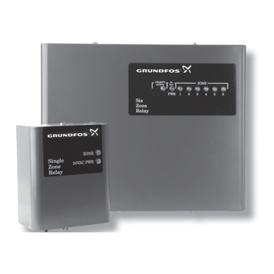 Grundfos UPZC-1 Installation And Operating Instructions Manual