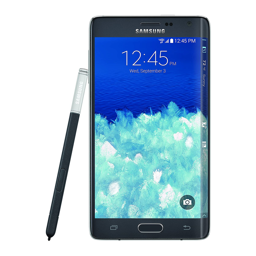 Samsung Galaxy Note Edge Important Information Manual
