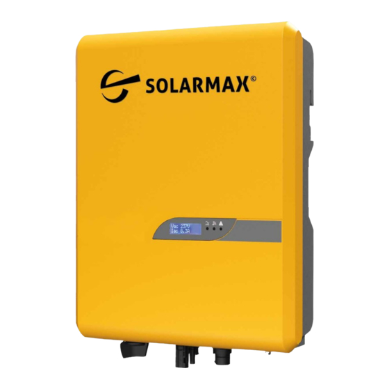 SolarMax SP Series Manuals