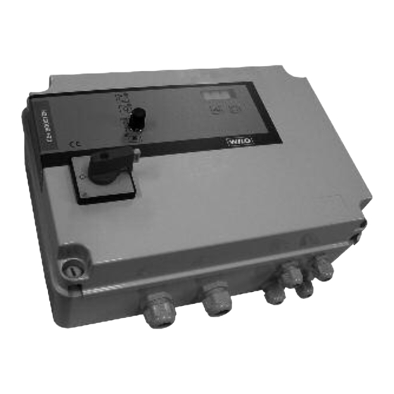 Wilo CONTROL BOX CE+ WeH Installation And Operating Instructions Manual
