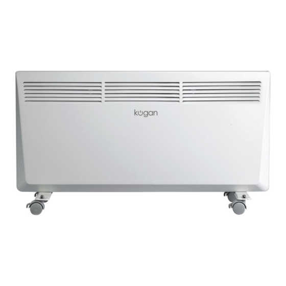 Kogan KAHTP22XXXA Panel Heater Manuals