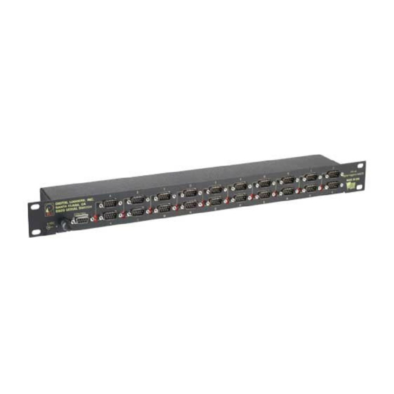 Digital Loggers 20-Port Serial Switch User Manual