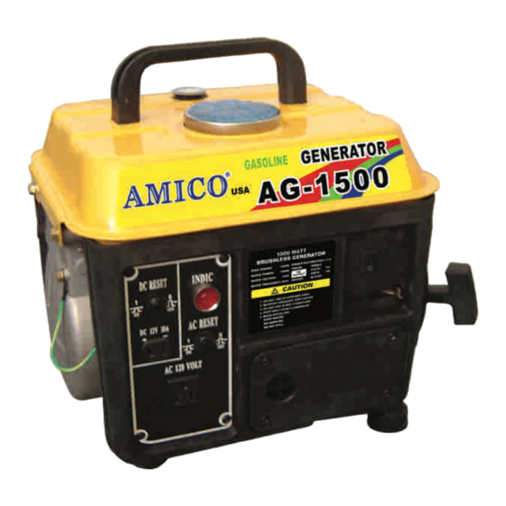 Amico AG-1500 Owner's Manual
