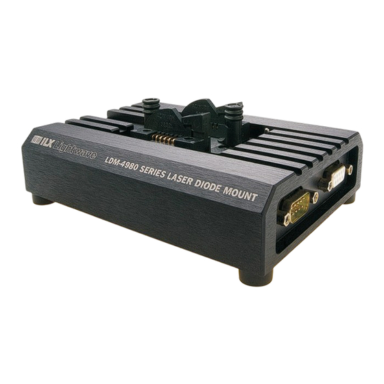 ILX Lightwave LDM-4980 Series Manuals
