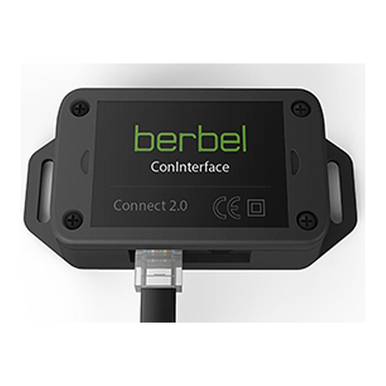 Berbel ConInterface Installation Instructions Manual