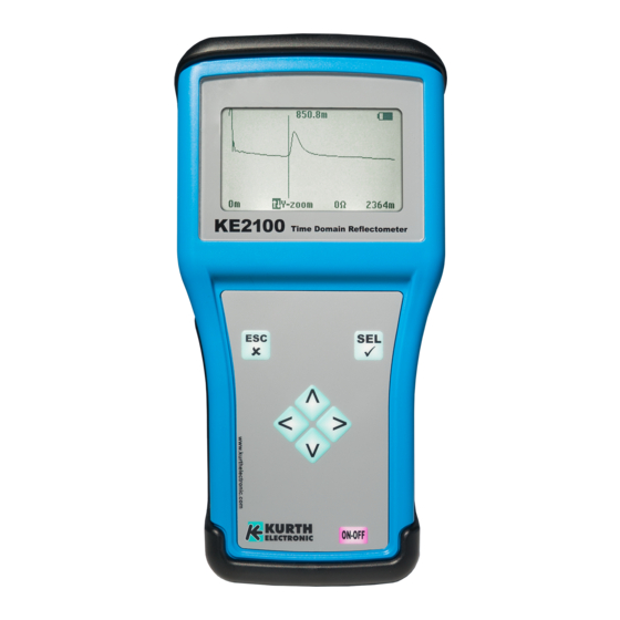 Kurth Electronic KE2100 Operating Manual