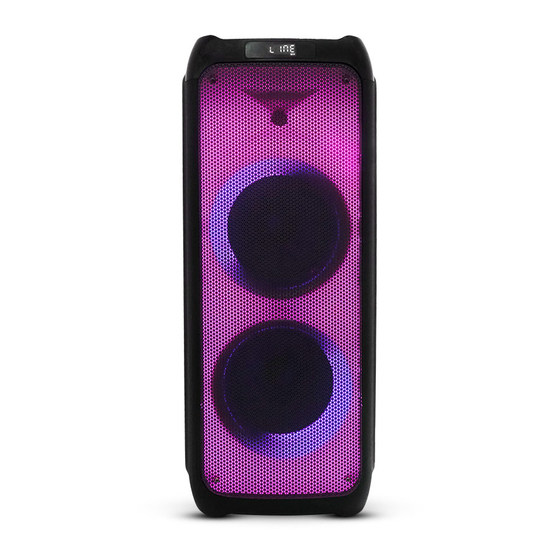 User Manuals: V-TAC VT-6310-2 Trolley Speaker