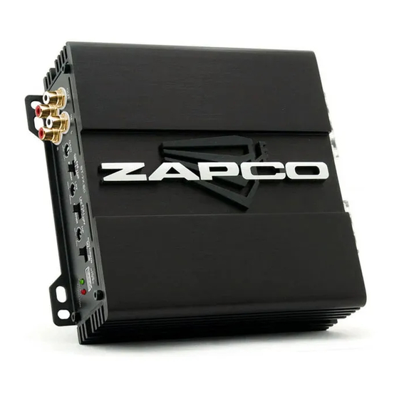 zapco ST-X III Series Owner's Manual