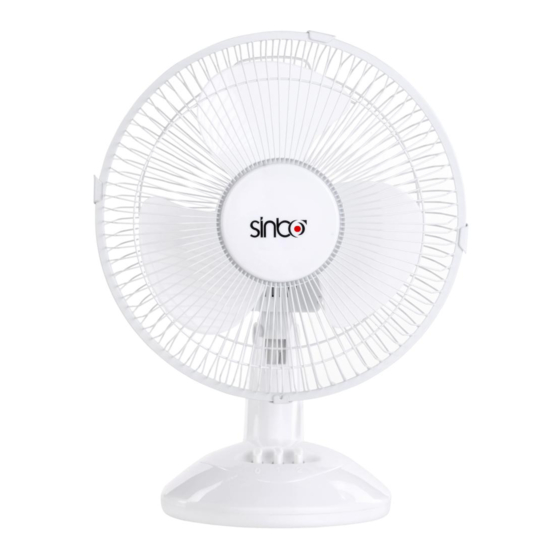 Sinbo SF 6708 Installation Instruction Sheet