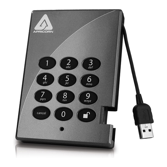 Apricorn Aegis Padlock A25-PL128 250GB User Manual