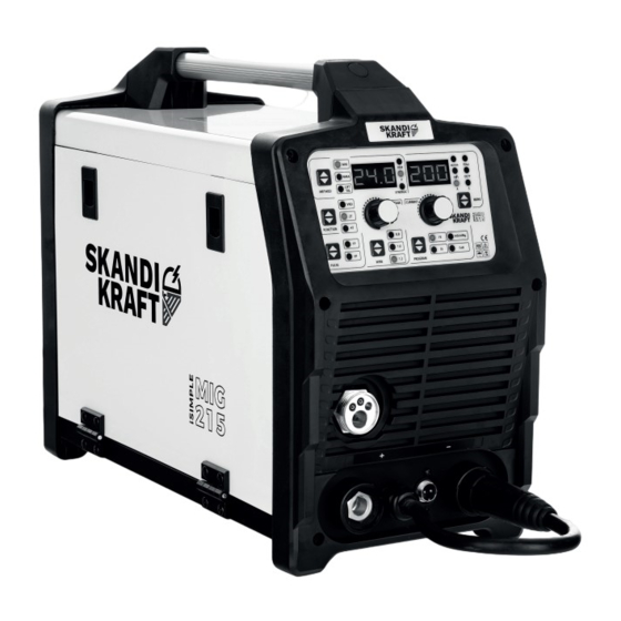 SKANDI KRAFT iSIMPLE MIG 215 Operating Manual