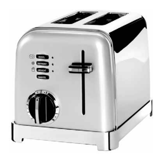 Cuisinart CPT160SE Manual
