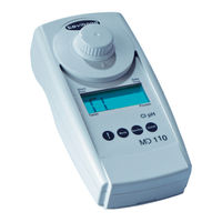 Tintometer Lovibond MD110 Instruction Manual