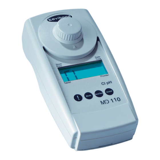 Tintometer Lovibond MD 110 Manuals
