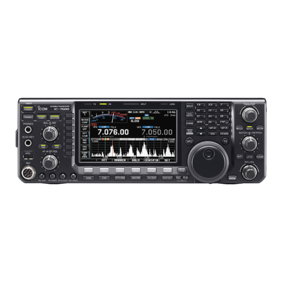 Icom rs-ba1 Quick Reference Manual