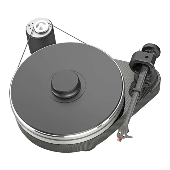Pro-Ject Audio Systems Pro-Ject RPM 9.1 SuperPack 1 Instructions For Use Manual