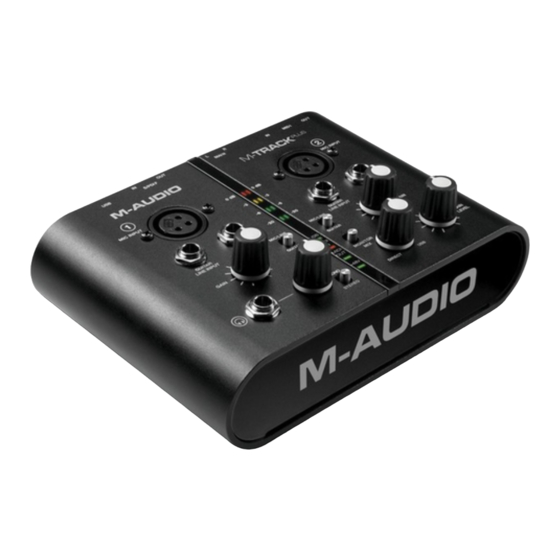 M-Audio M-Track Plus User Manual