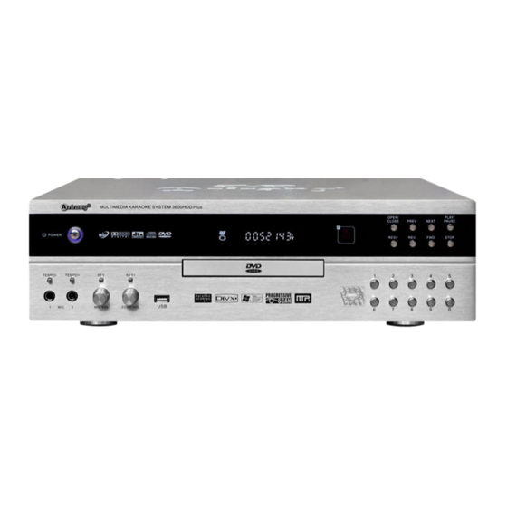 arirang 3600 HDD Manuals
