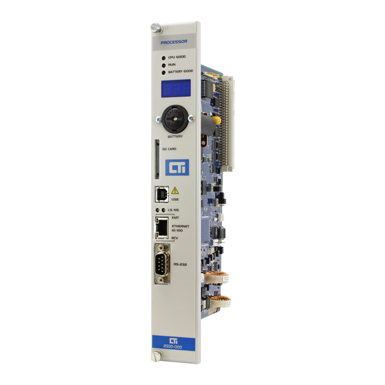 CTI 2500-C100 Nstallation And Operation Manual