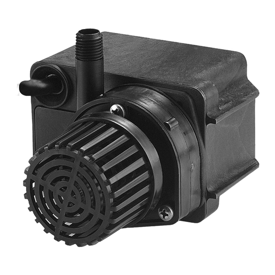 Little Giant PE-2F-PW Series Quick Start Manual