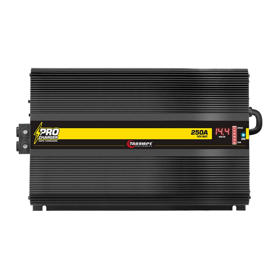 Taramps PRO CHARGER 250A Instruction Manual