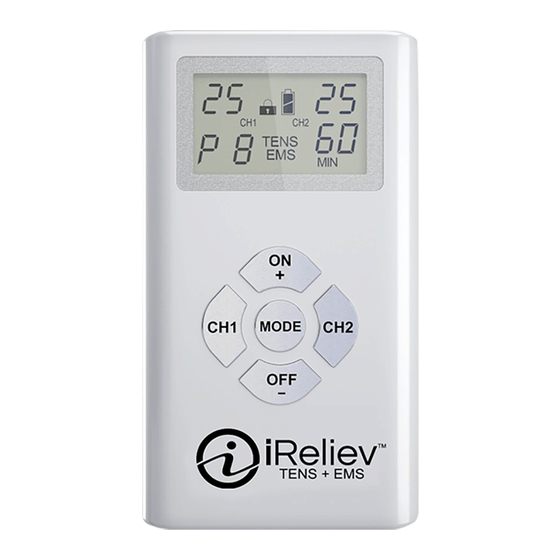iReliev iRenew ET-7070 Instruction Manual
