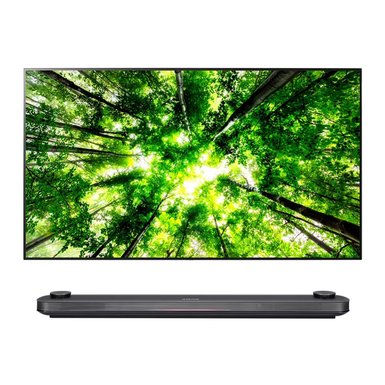 LG SIGNATURE OLED77W8PPA Safety And Reference