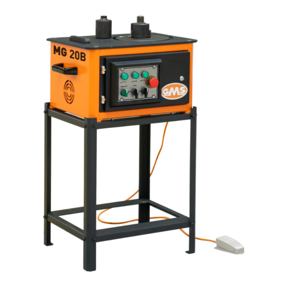 GMS GocMakSan MG20B 220V DIGITAL User And Maintenance Manual