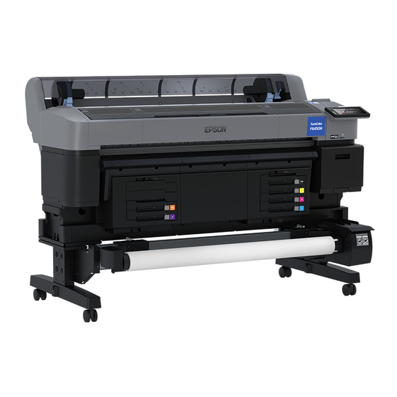 User Manuals: Epson SC-F6450 Series Sublimation Printer