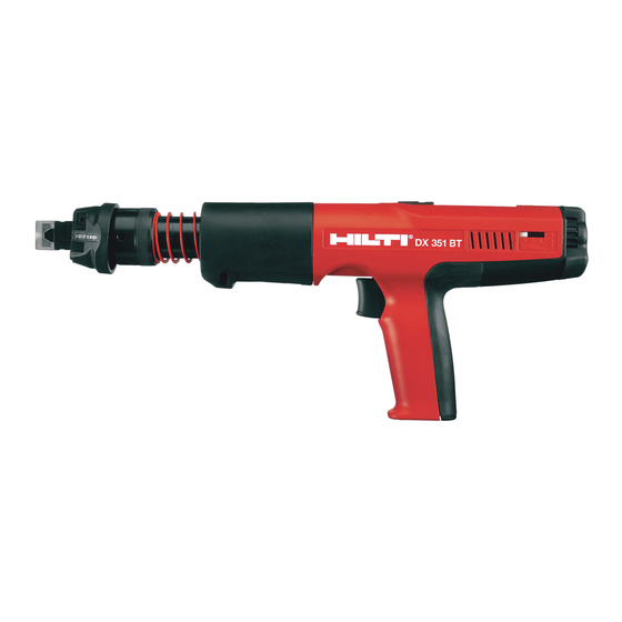 Hilti DX 351-BT Manual