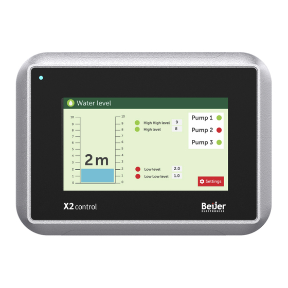 Beijer Electronics X2 control 4-B2 Installation Manual