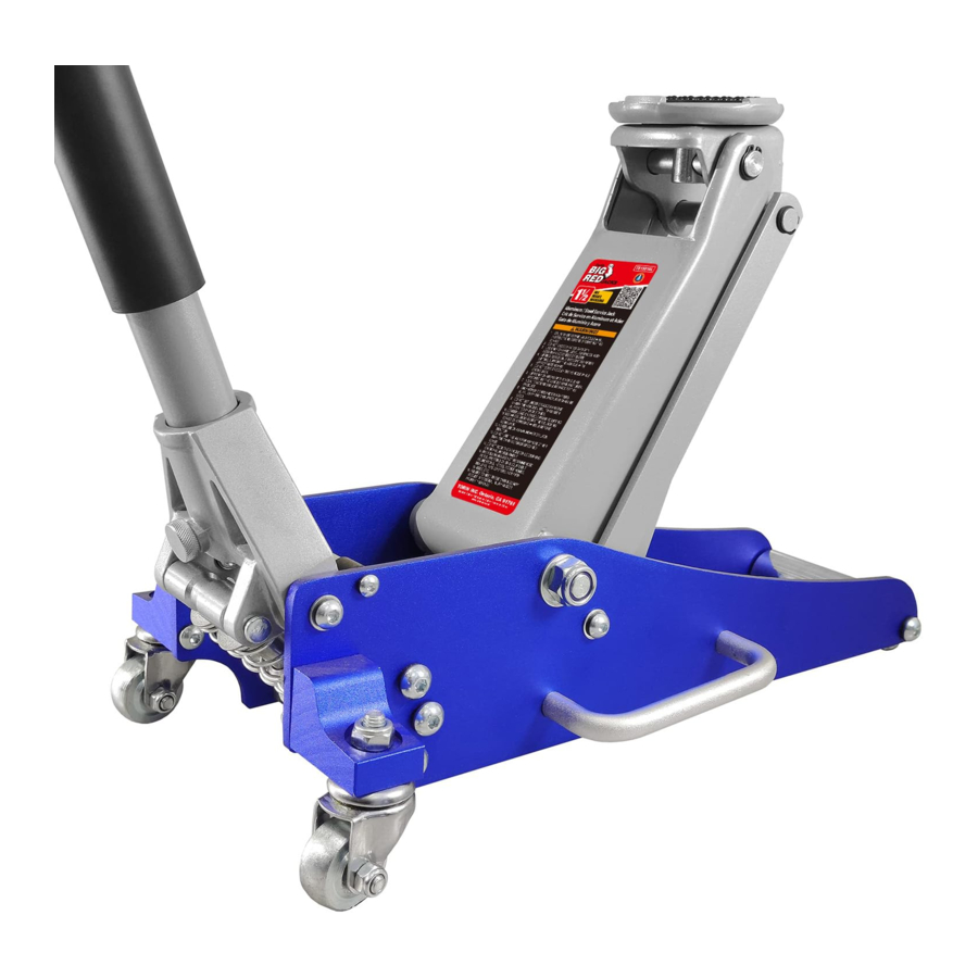 Torin BIG RED T815016L - Aluminum/Steel Service Jack Manual