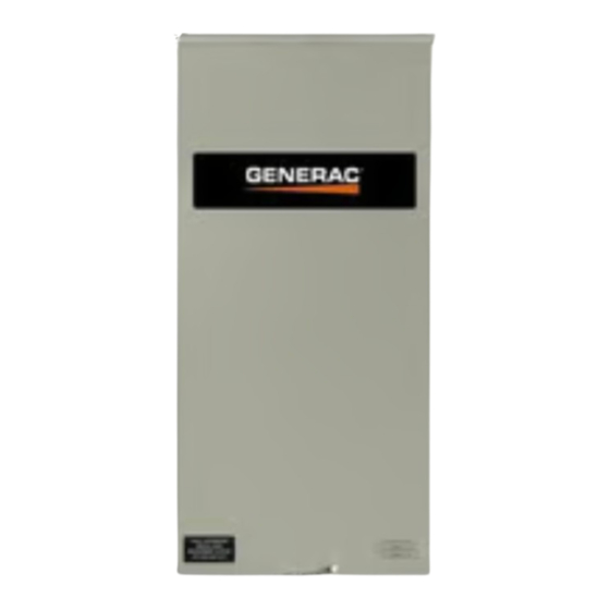 Generac Power Systems RXSW200A3 Instruction Sheet
