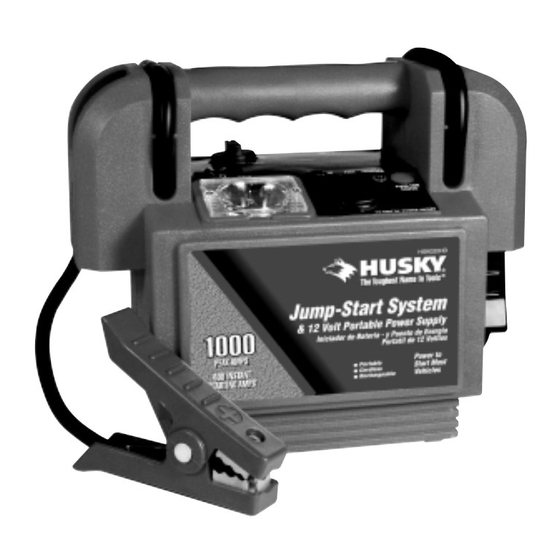 Husky Jump-Start System HSK020HD Owner's Manual