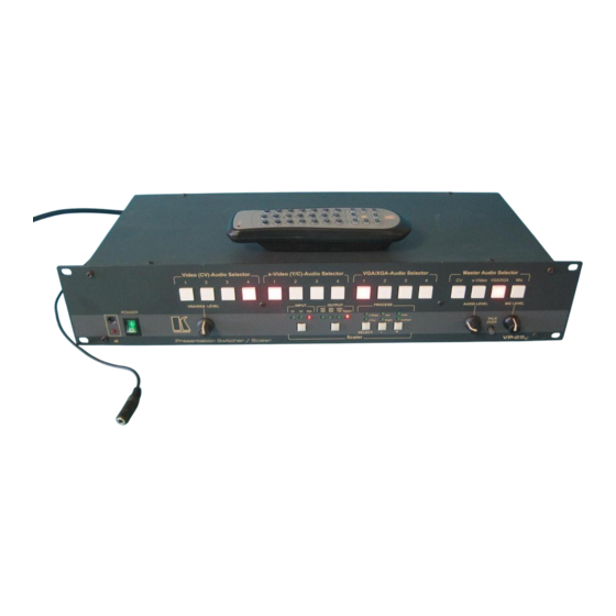 Kramer VP-25xl User Manual