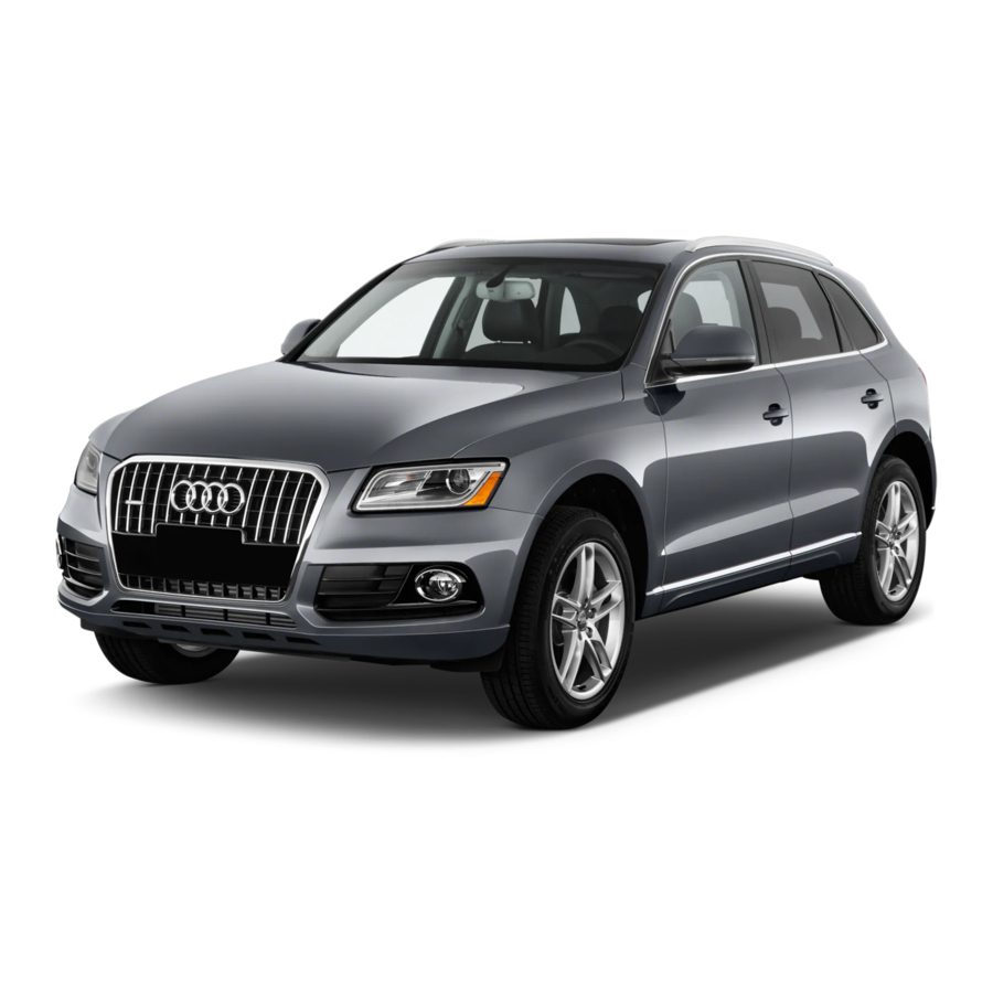 Audi Q5 Getting To Know Manual
