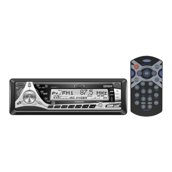 Jensen CDX6311 Instruction Manual