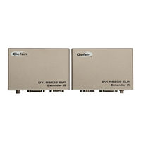 Gefen EXT-DVI-CAT5-ELR User Manual