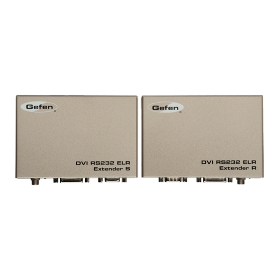 Gefen EXT-DVI-CAT5-ELR User Manual
