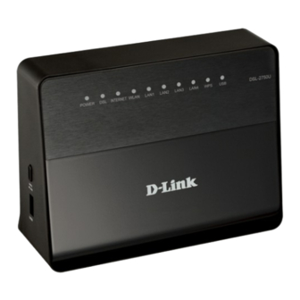 D-Link DSL-2750U Quick Installation Manual