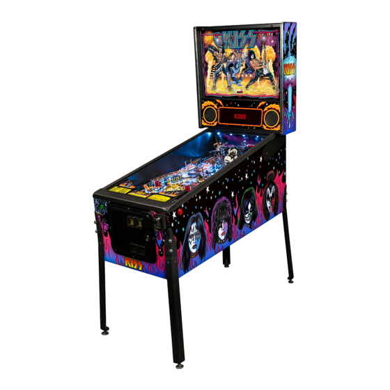 Stern Pinball KISS PRO Service And Operation Manual