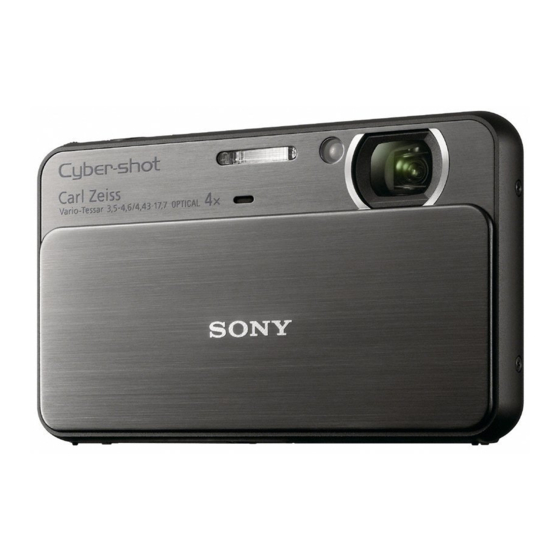 Sony DSC-T99 Cyber-shot&reg Handbook