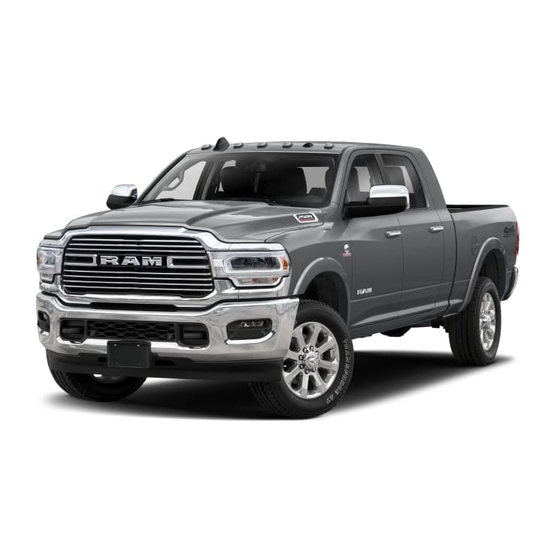 RAM 2500 Quick Reference Manual