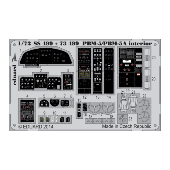 Eduard Zoom PBM-5/PBM-5A interior S.A. Quick Start Manual