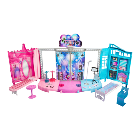 Mattel Barbie Rock 'N Royals Transforming Stage Instructions